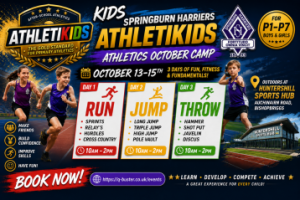 2026 October Athletics Camp 13th - 15th  (P1-P7) Huntershill Sports Track (OUTDOOR CAMP)