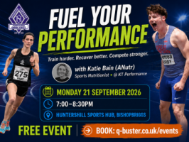 Springburn Harriers Presents - FUEL YOUR PERFORMANCE - With Katie Bain (ANutr) Sports Nutrionist